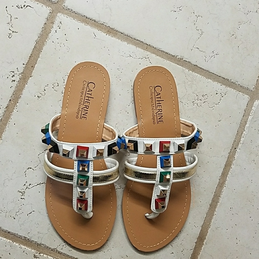 Catherine Malandrino | white flats 7.5